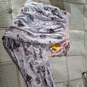 Cozy Pink Patterned Pajama Pants